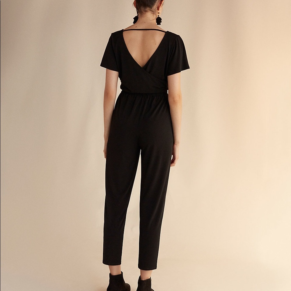Express Black Surplus Jumpsuit